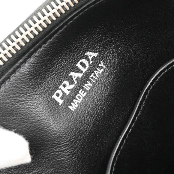 Prada Black Leather Concept 2way Tote Handbag - Picture 5 of 10